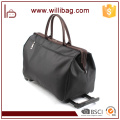 Waterproof Polyester Travel Bag With Trolley Lightweight Duffle Bag